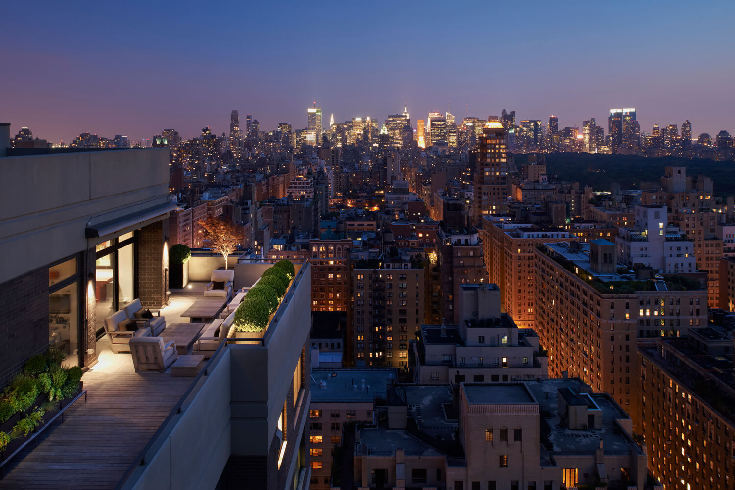 Нью-Йорк Бруклин крыши